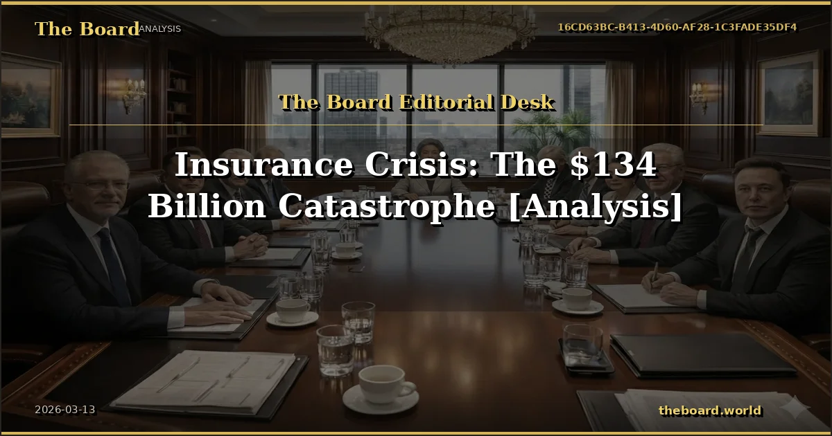 Insurance Crisis: The $134 Billion Catastrophe [Analysis]