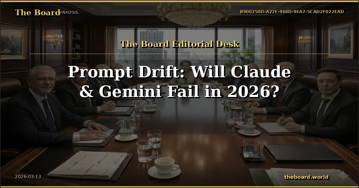 Prompt Drift: Will Claude & Gemini Fail in 2026?