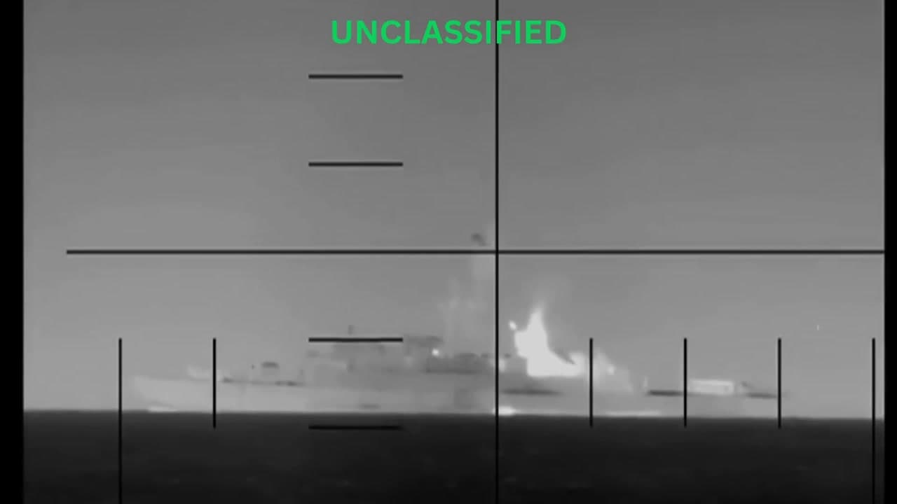 Torpedo Strike Sinks Iranian Frigate Dena off Sri Lanka