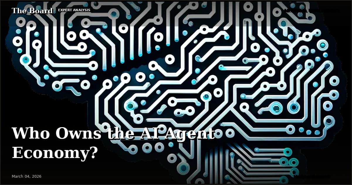 Who Owns the AI Agent Economy?