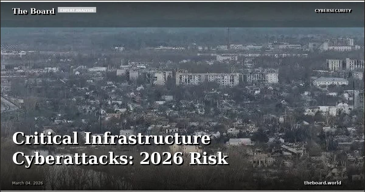 Critical Infrastructure Cyberattacks: 2026 Risk