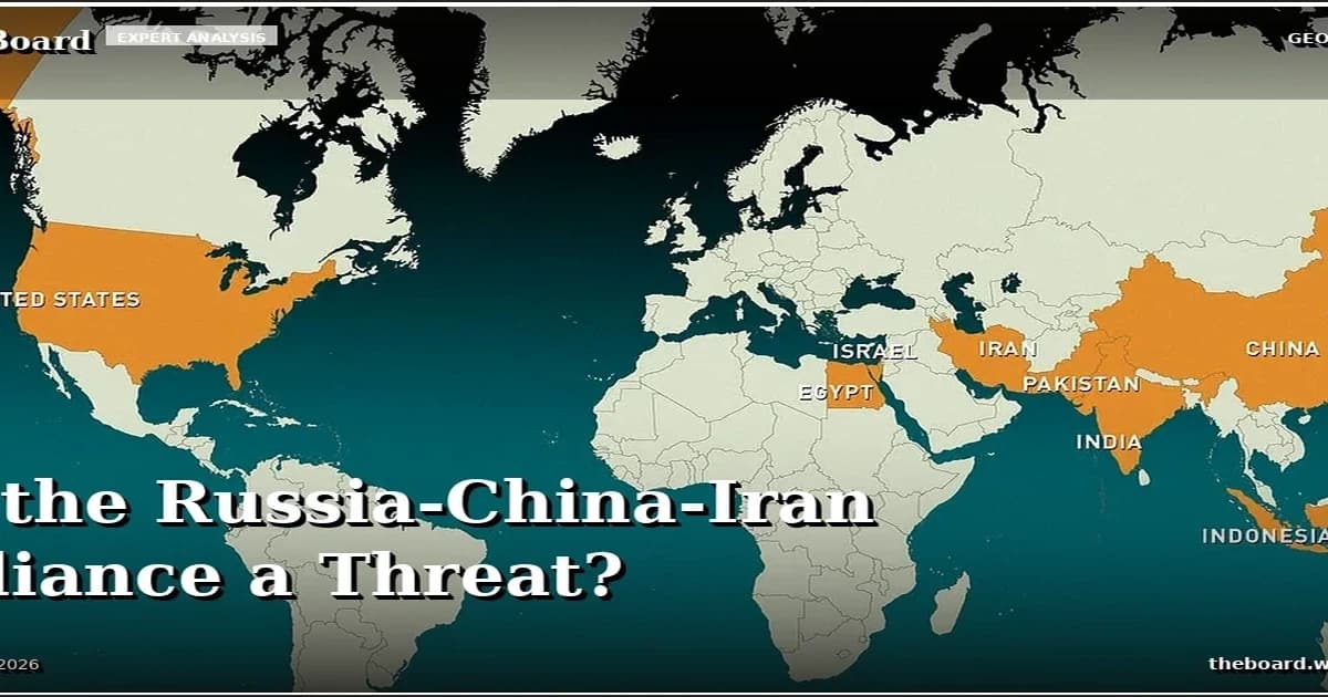 The Russia-China-Iran Axis: A Transactional Alliance Under Pressure