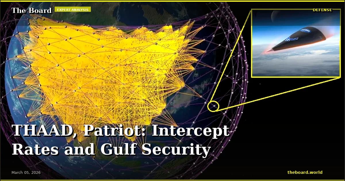 THAAD, Patriot: Intercept Rates and Gulf Security
