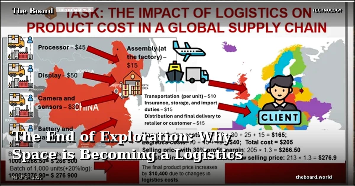 The End of Exploration: Why Space is Becoming a Logistics