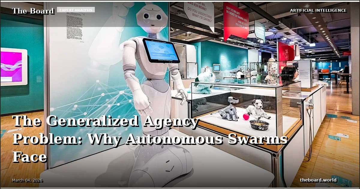 The Generalized Agency Problem: Why Autonomous Swarms Face